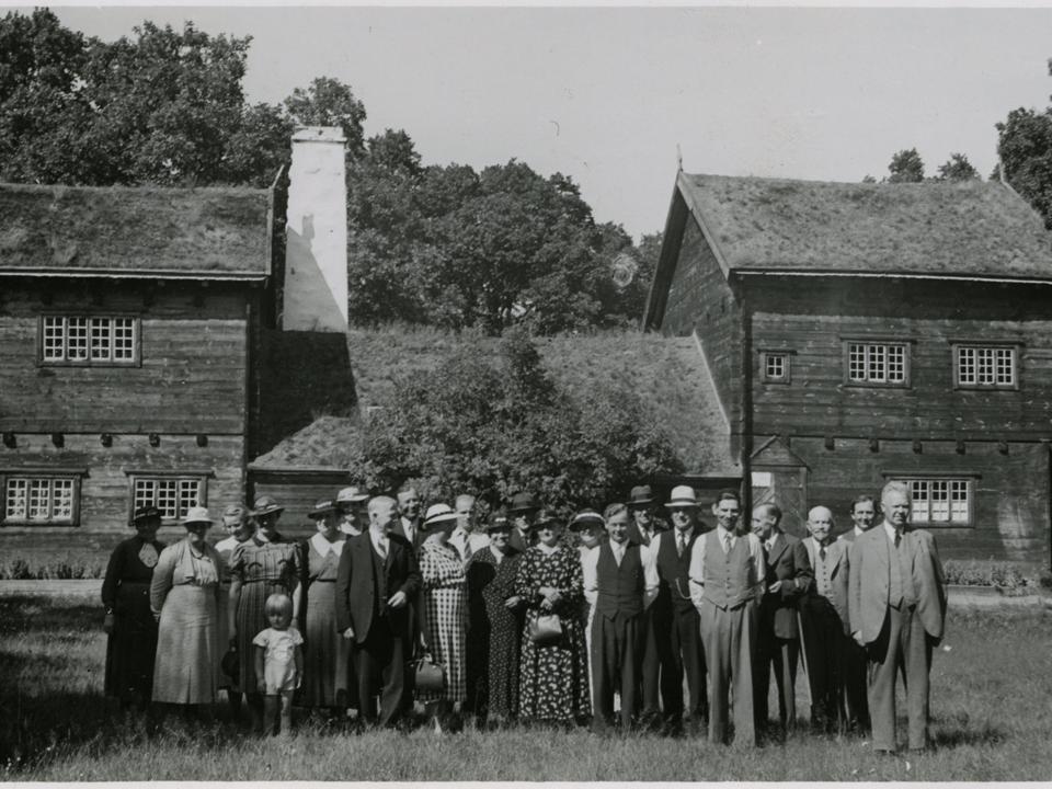 Utflykt till hembygdsparken i Broby 1938